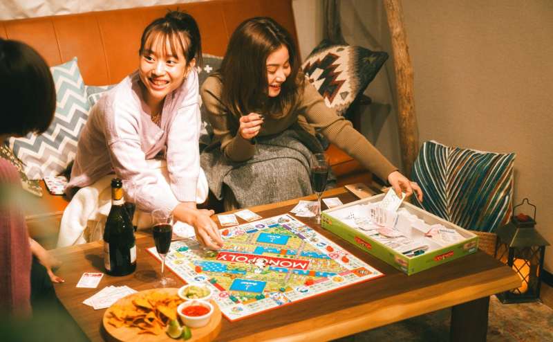 ボードゲームもございます。趣味の会やオフ会にも