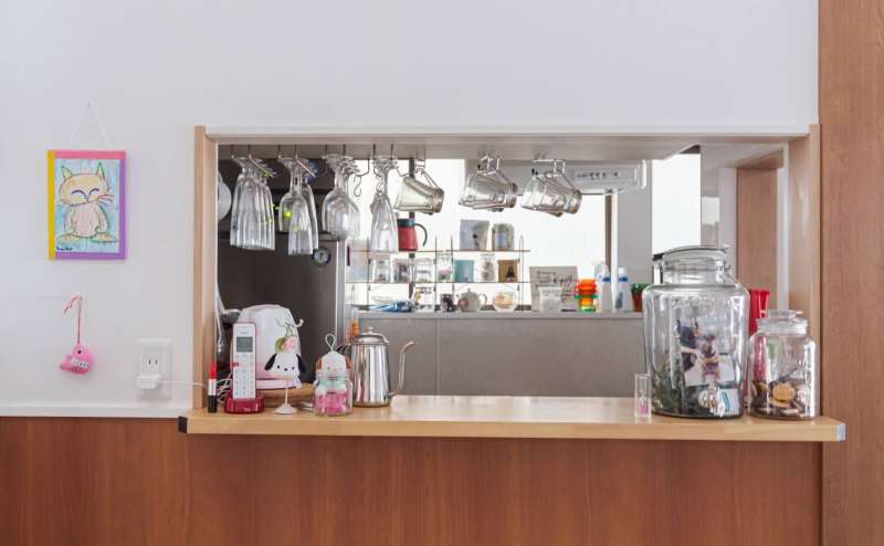 食器も完備・お酒も取り寄せます。