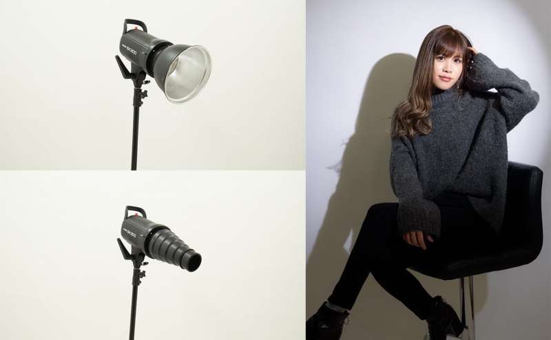 強い光源を出すリフレクター類の作例です