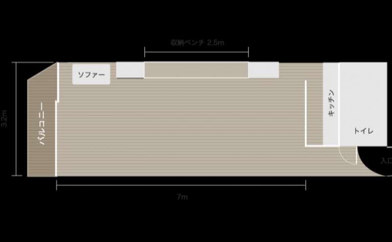 展示室の見取り図です。