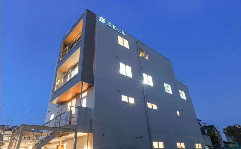 夜の景色。名古屋の様々なビルを眺めることが出来ます