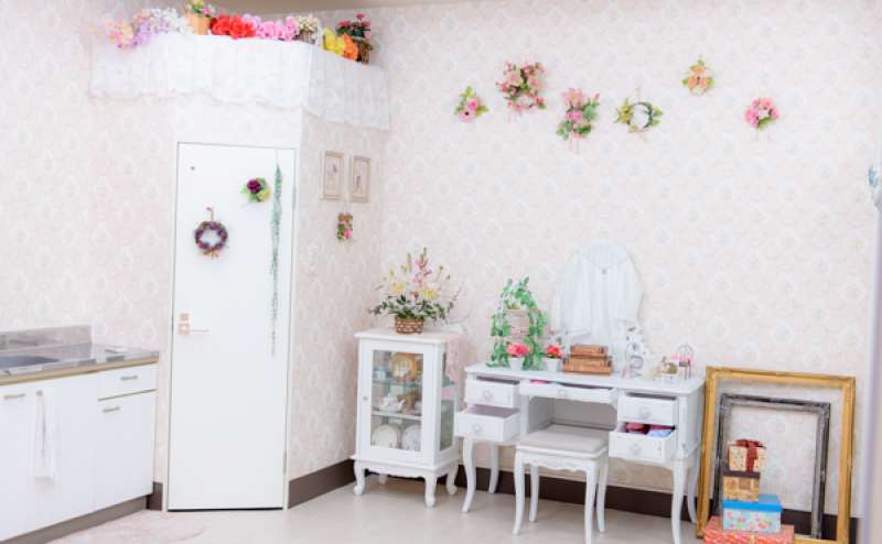 姫系スペース ドレッサー＆手洗い場