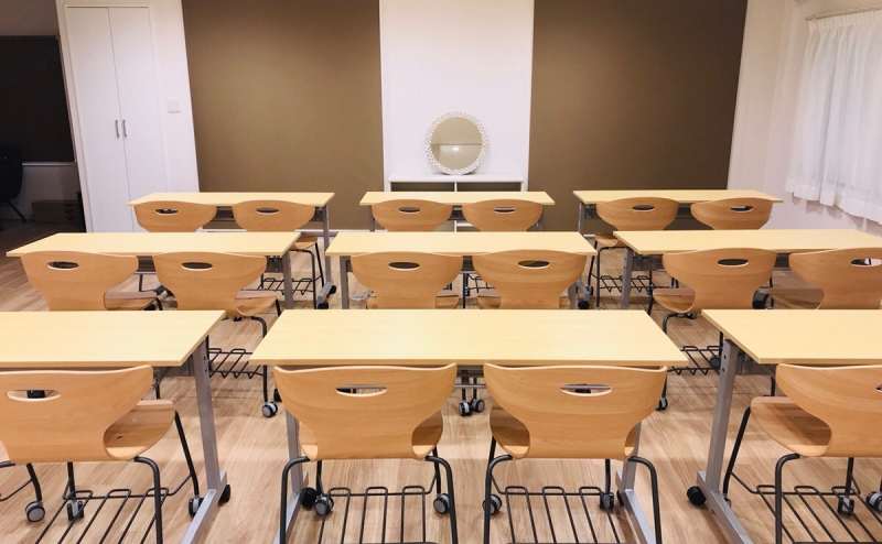 テーブル、椅子の設置例