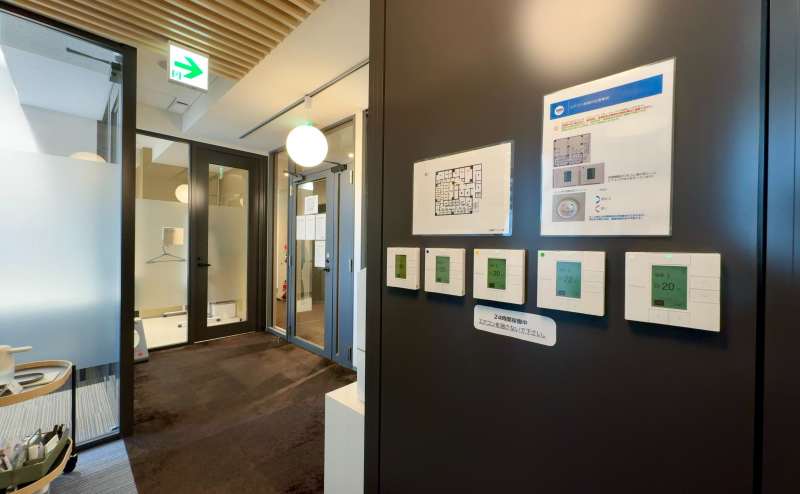 【 共用部に空調がございます。(エリア空調)】 - TIME SHARING MID POINT 川崎 8-25の写真