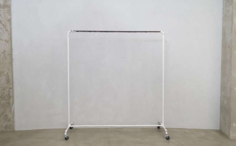 展示用ハンガーラック【ホワイト】｜幅：130cm / 高さ：149cm ×4