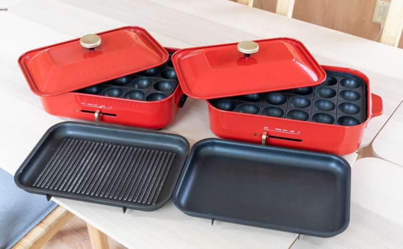 たこ焼き器は有料オプションとなります。