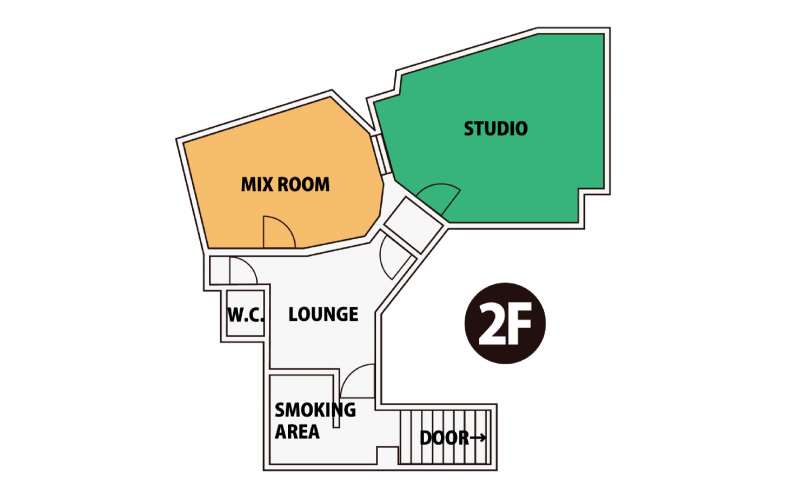 店内の見取り図になります。