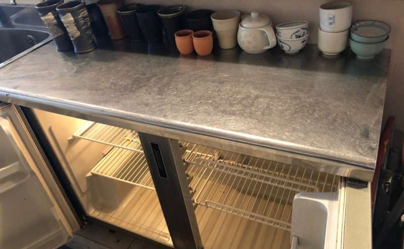 冷蔵庫内部。たくさんおさめられてとても便利！