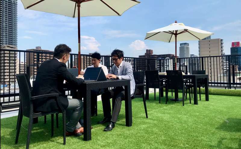 気分転換にたまには外でテレワークも！？