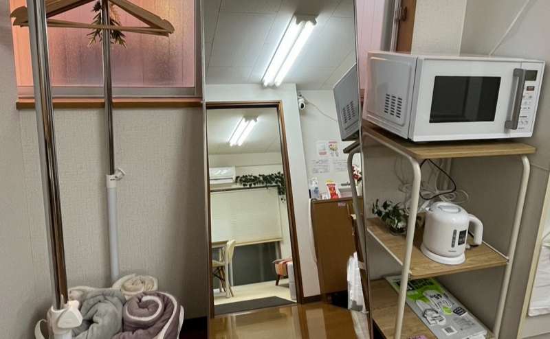 ご要望の多かった姿見鏡を設置しましたしました