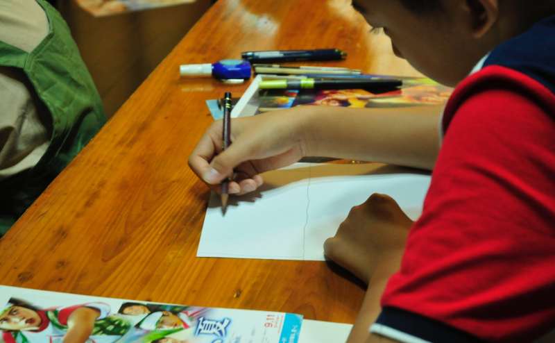 自習中の学生さんです