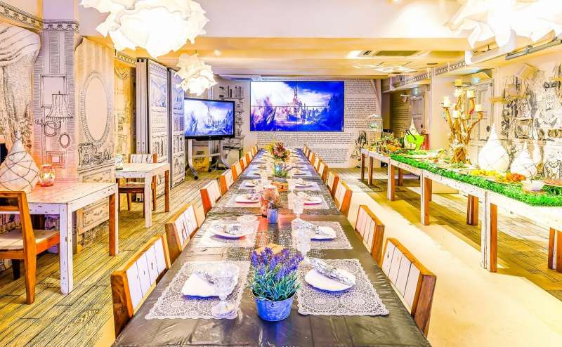 完全貸し切りの部屋でパーティー利用も