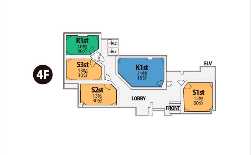 店内見取り図です。