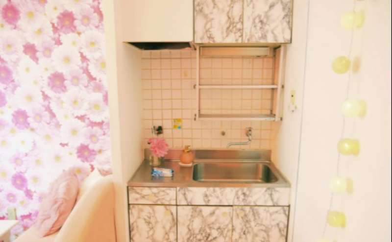 貸出のキッチンです　電熱器は別途貸し出しいたします（有料）