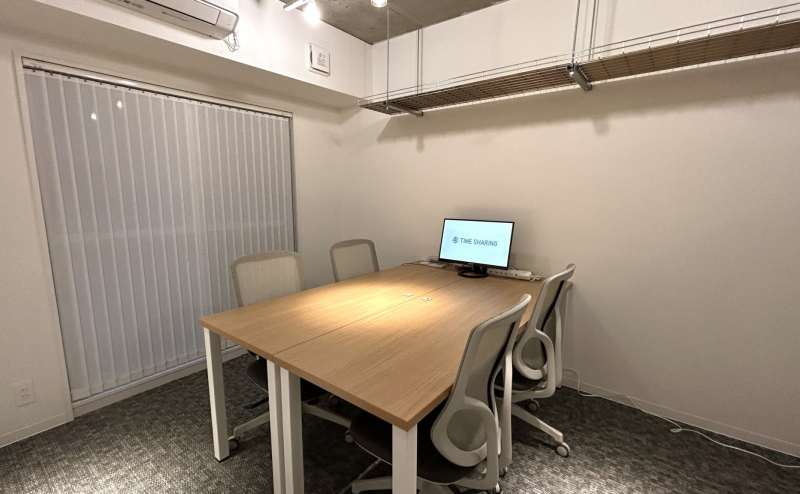 レンタルスペース 【代々木駅 5分！便利な駅近♡】無料Wi-Fi♪会議やテレワーク利用に最適な完全個室☆104