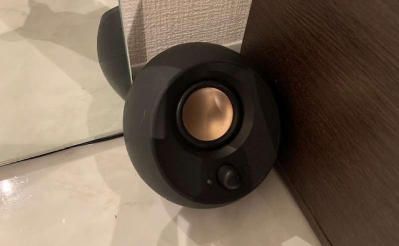 bluetoothスピーカー付き、好きな音楽をかけながら。