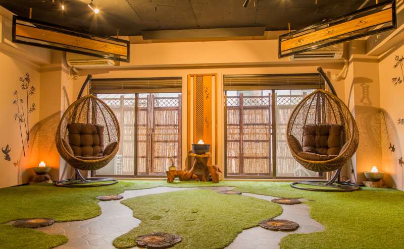 メインスペースは40平米の広々空間