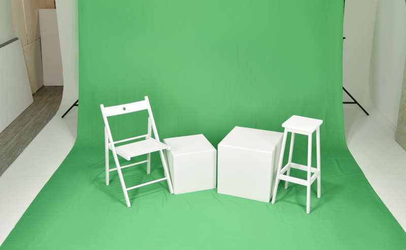 クロマキー・グリーンバック。3mx6m。