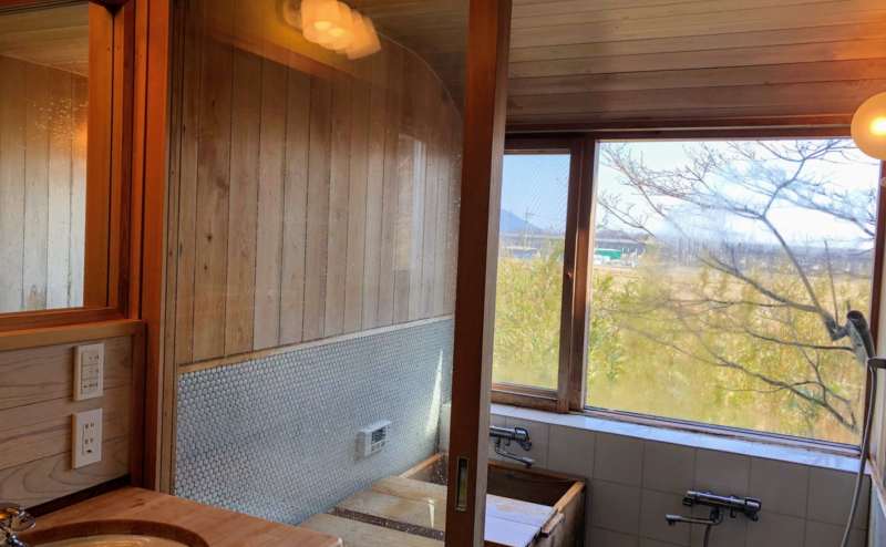 １Fお風呂場からの眺望