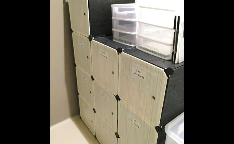 取り出しやすいアメニティ類。清潔には特に気をつけております