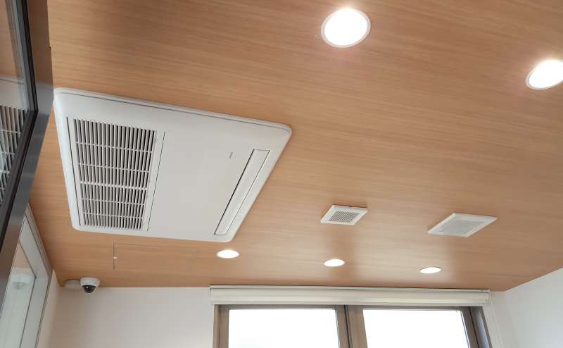 匂いを気にせず換気扇完備