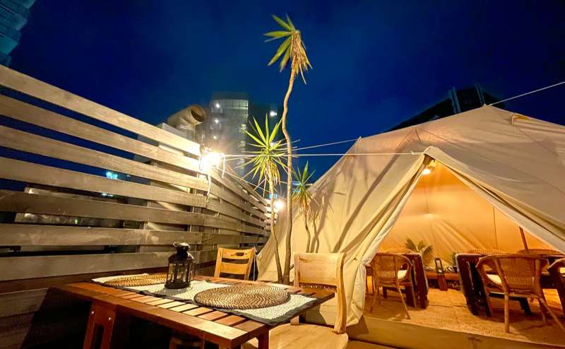 恵比寿の中心地なのに星空を堪能出来ます！