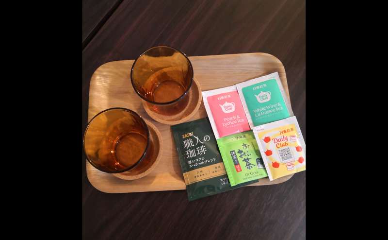 お飲み物（お茶、紅茶、コーヒー）です。