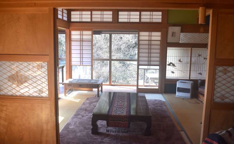 古民家でのんびりゆったりお過ごしください。お庭もあります　古民家空間風楽