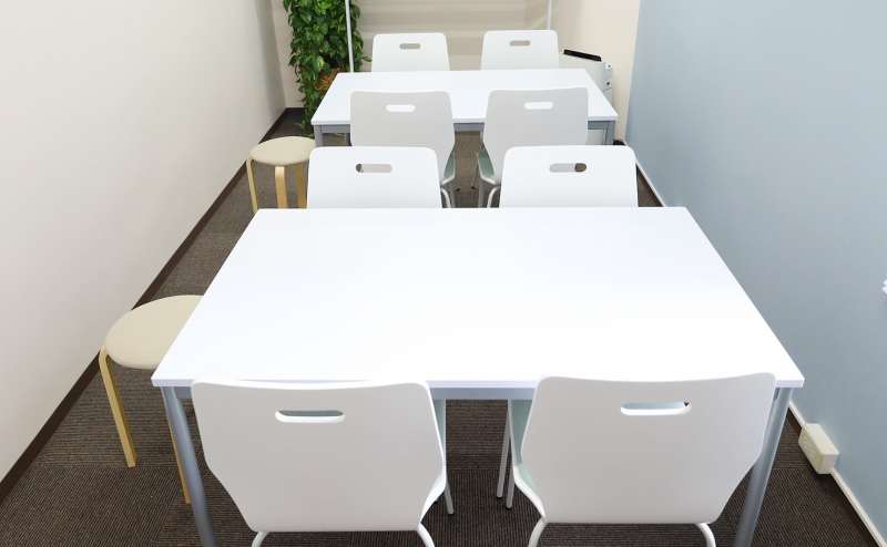 グループワークやワークショップにぴったりの完全個室