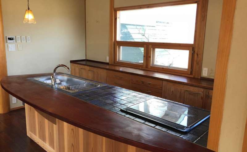 明るいキッチン