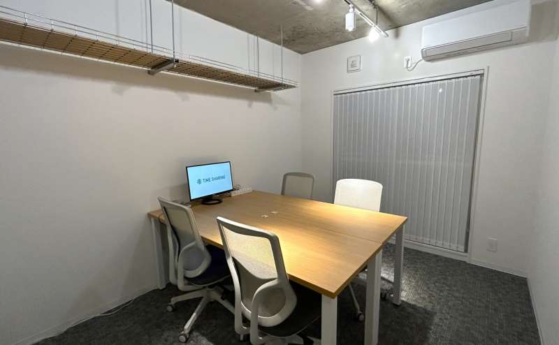 レンタルスペース 【代々木駅 5分！便利な駅近♡】無料Wi-Fi♪会議やテレワーク利用に最適な完全個室☆105