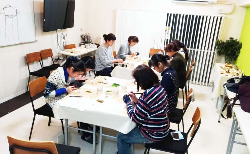 渋谷 貸し会議室で教室を実施している様子