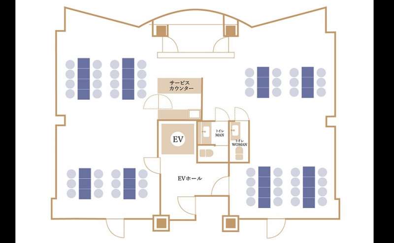 【着席レイアウト】