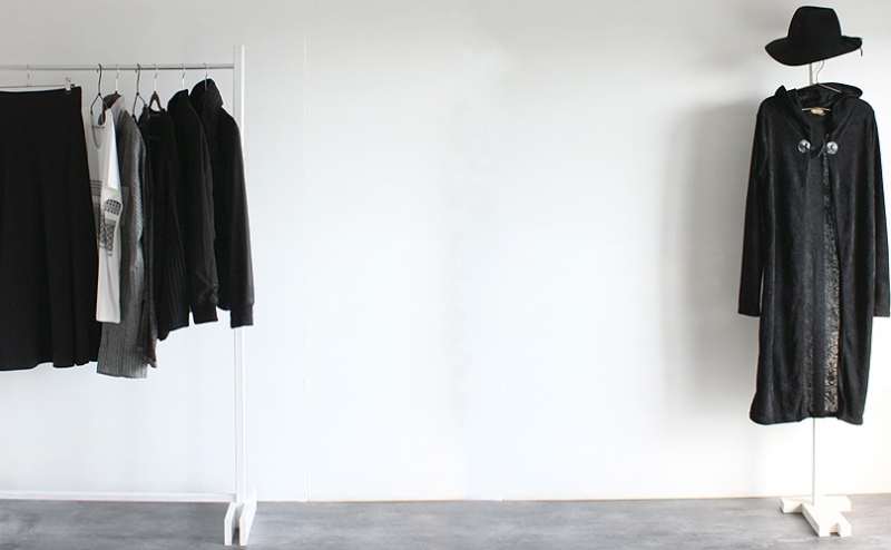 モノクロのコントラストがきれいに映えるお部屋です