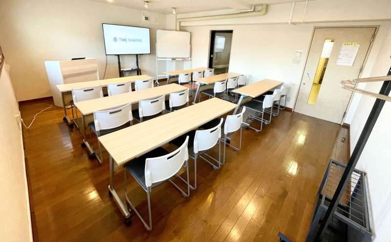 【モニターやホワイトボードなど室内の備品は全て無料！】 - TIME SHARING 四谷8Cの写真