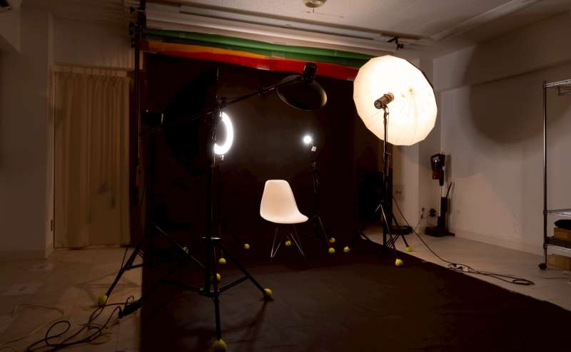 全９色のペーパーは無料使用OK！背景紙は8mの引きで撮影可能