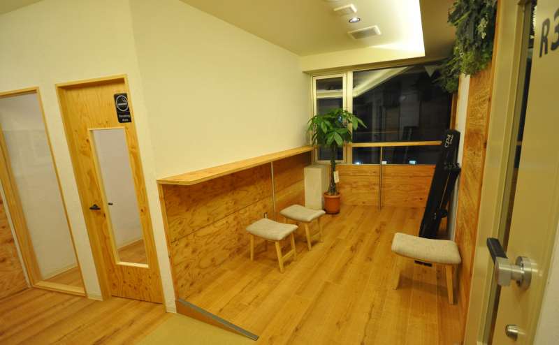 喫煙スペースです。