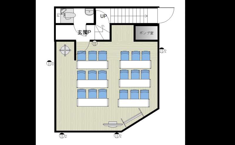 間取り図となります。