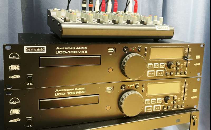 稽古場内　機材