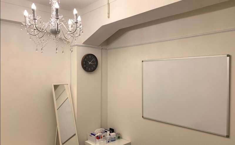 ホワイトボードもあります。