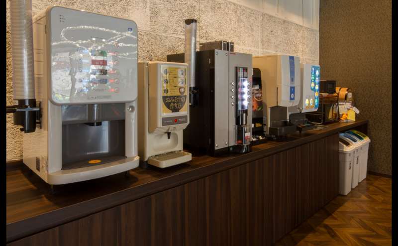 種類豊富なフリードリンクサービス