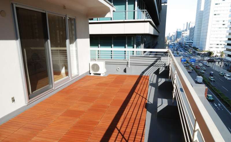 約20㎡もあるルーフバルコニー