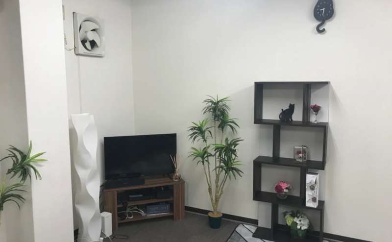 テレビ、再生機、プロジェクター、Wi-Fi完備。換気扇もあります。室内完全禁煙＆アロマ設置で快適