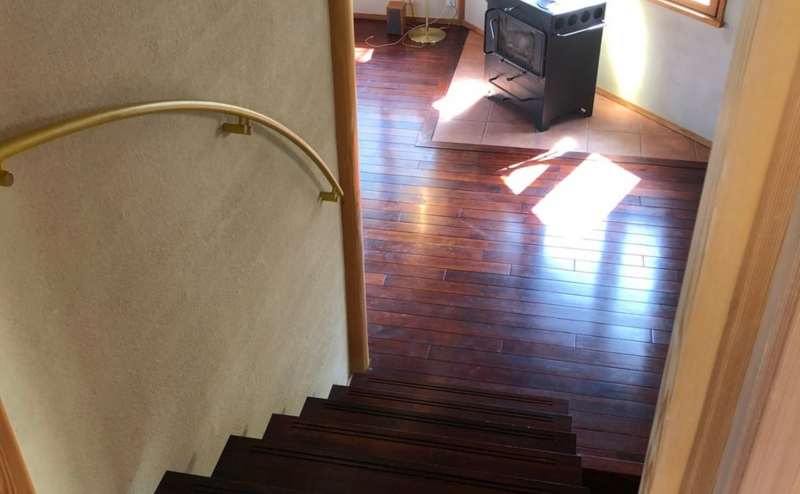 ２階からリビングを見たところ