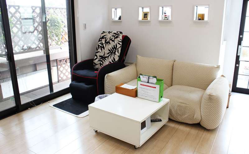 マッサージチェアーも設置