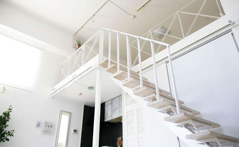 メゾネットタイプのお部屋なので階段での撮影もOK。高さを生かしたお写真も撮れます！