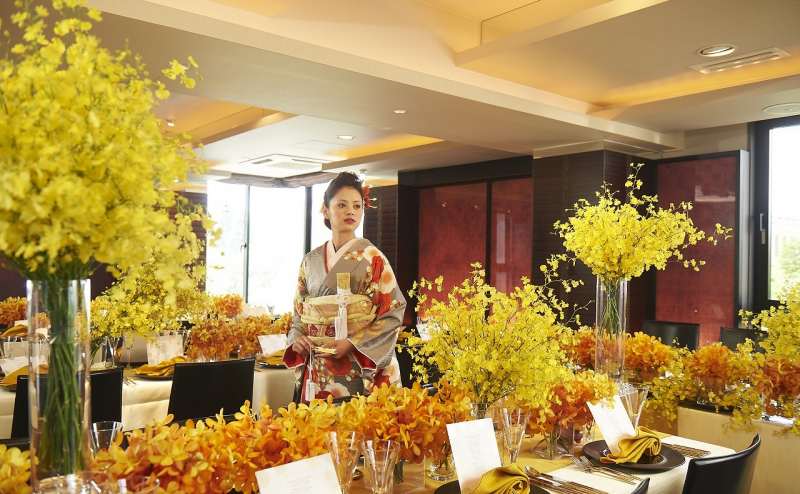 平安神宮の大鳥居を望むイベントスペース　※テーブルコーディネートは場所代に含まれておりません