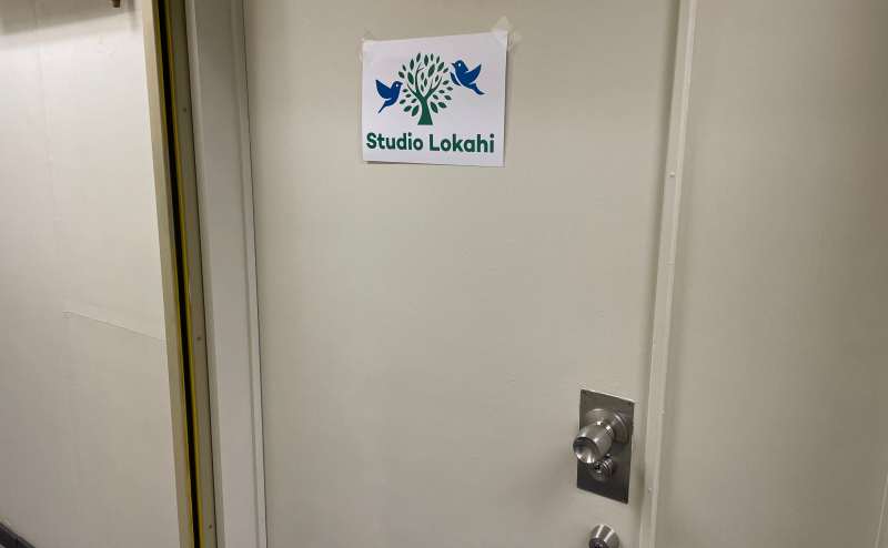 スタジオの入口になります。