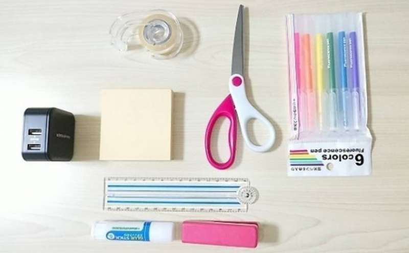 文房具もそろっています。手ぶらでお出でいただけます