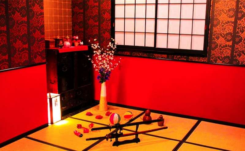 広々としたスペースにテイストの違う4つのエリアを設けました。こちらは和室エリアです